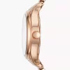 Reloj Modern Sophisticate de acero inoxidable en tono oro rosa con movimiento multifunción