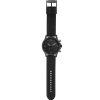 Fossil, Nate - Reloj para hombre con esfera de cronógrafo de gran tamaño y correa de acero inoxidable o cuero