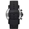 Fossil, Nate - Reloj para hombre con esfera de cronógrafo de gran tamaño y correa de acero inoxidable o cuero